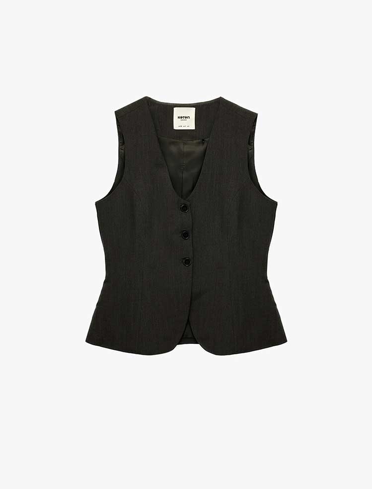 جلیقه زنانه کوتون Koton کد 6WAK20107UW