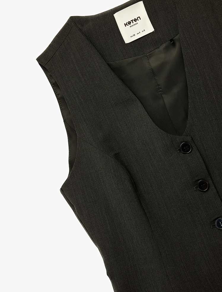 جلیقه زنانه کوتون Koton کد 6WAK20107UW