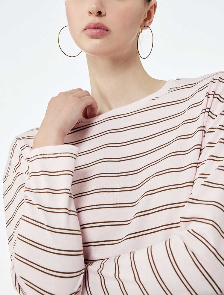 تی شرت زنانه کوتون Koton کد 6WAL10112IK