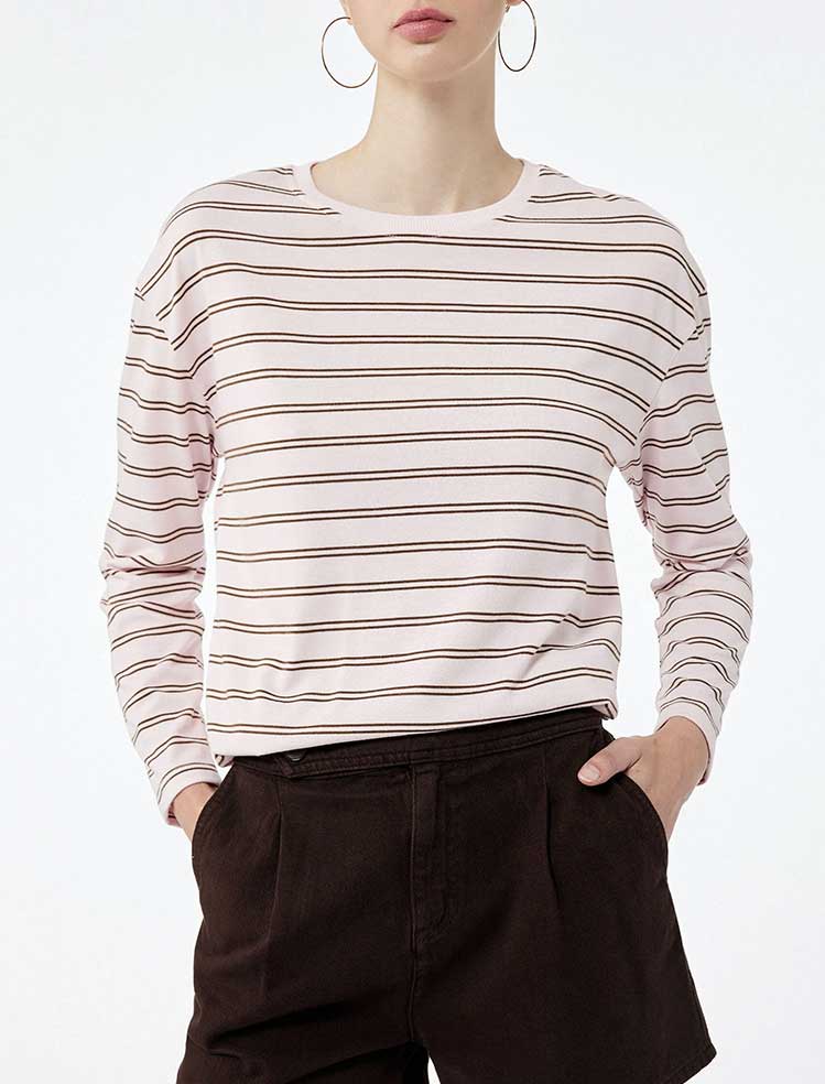 تی شرت زنانه کوتون Koton کد 6WAL10112IK