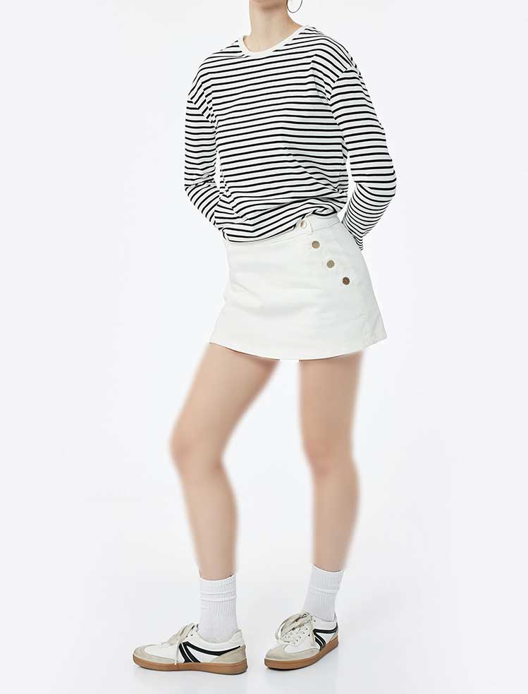 تی شرت زنانه کوتون Koton کد 6WAL10112IK