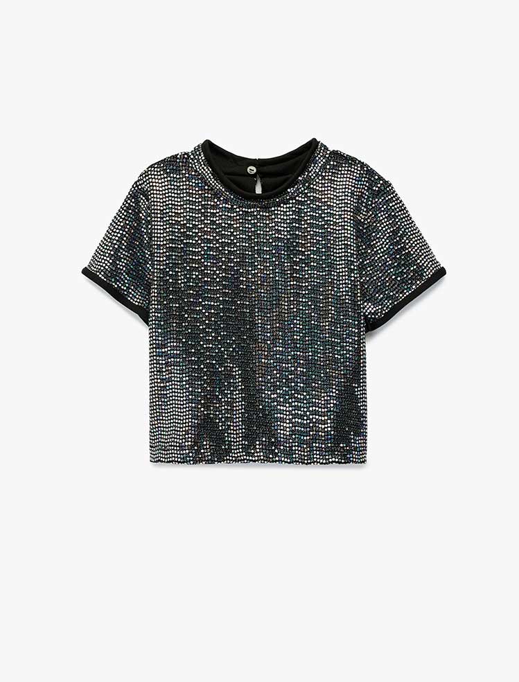 تی شرت پولکی دخترانه کوتون Koton کد 6WKG60002AK