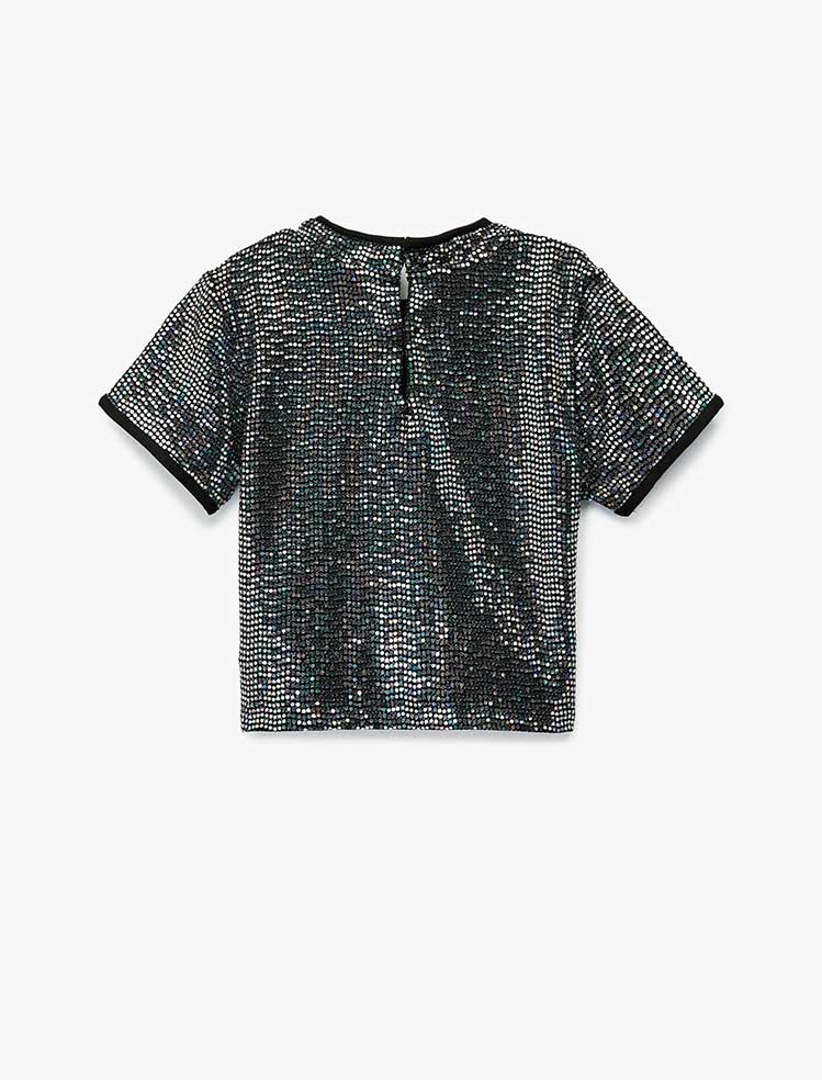 تی شرت پولکی دخترانه کوتون Koton کد 6WKG60002AK