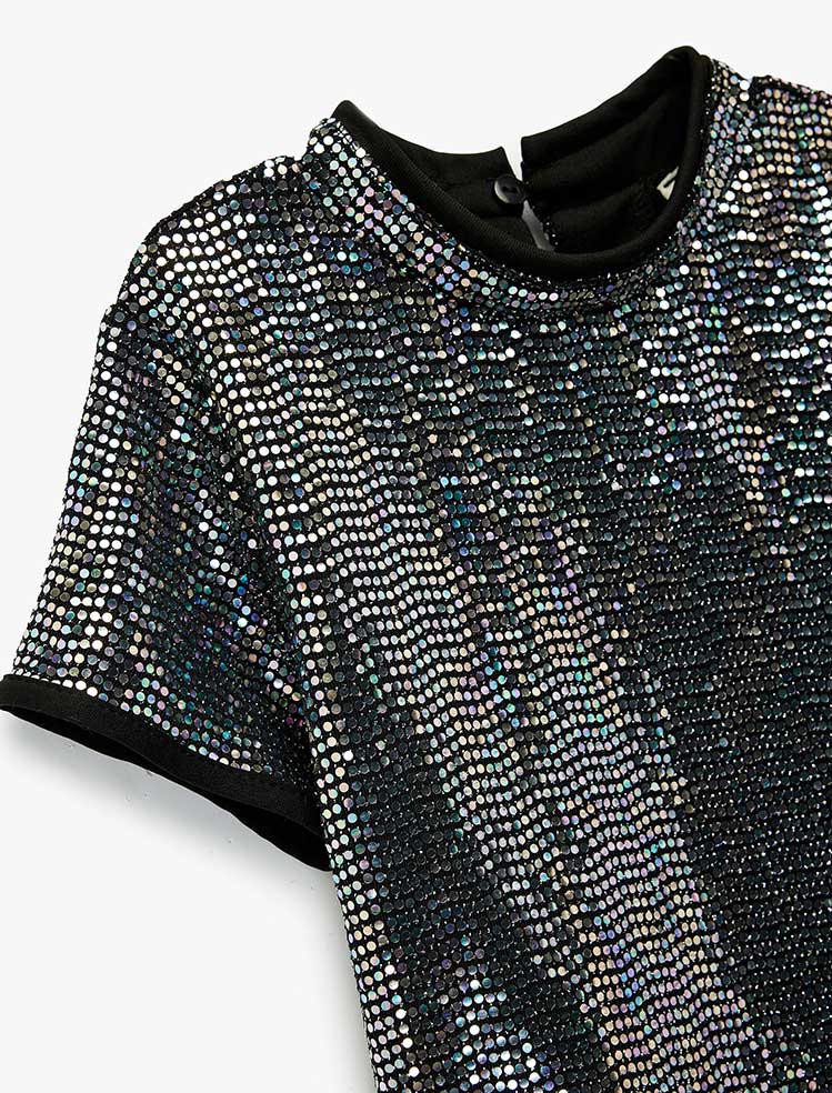 تی شرت پولکی دخترانه کوتون Koton کد 6WKG60002AK