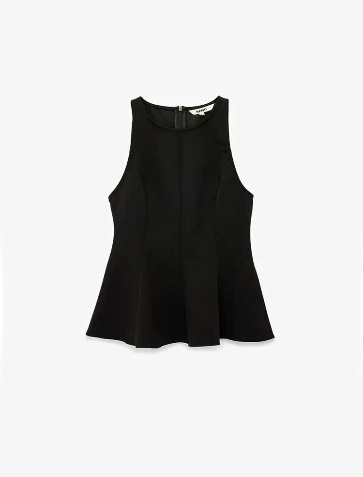 تاپ یقه اسکی زنانه کوتون Koton کد 6WAK30003PW