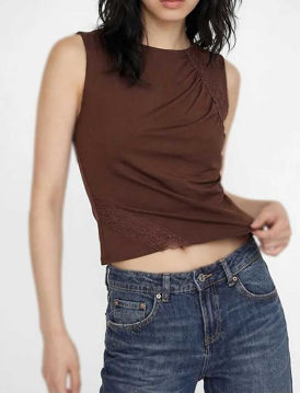 تاپ یقه اسکی زنانه کوتون Koton کد 6WAL30057IK