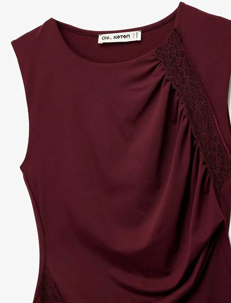 تاپ یقه اسکی زنانه کوتون Koton کد 6WAL30057IK