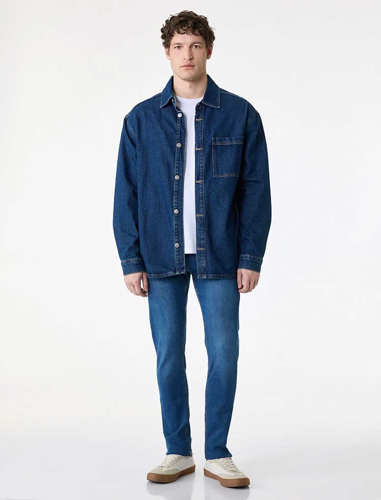 شلوار جين اسکینی مردانه  کوتون Koton کد 6WAM40049ND