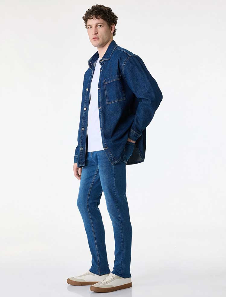 شلوار جين اسکینی مردانه  کوتون Koton کد 6WAM40049ND